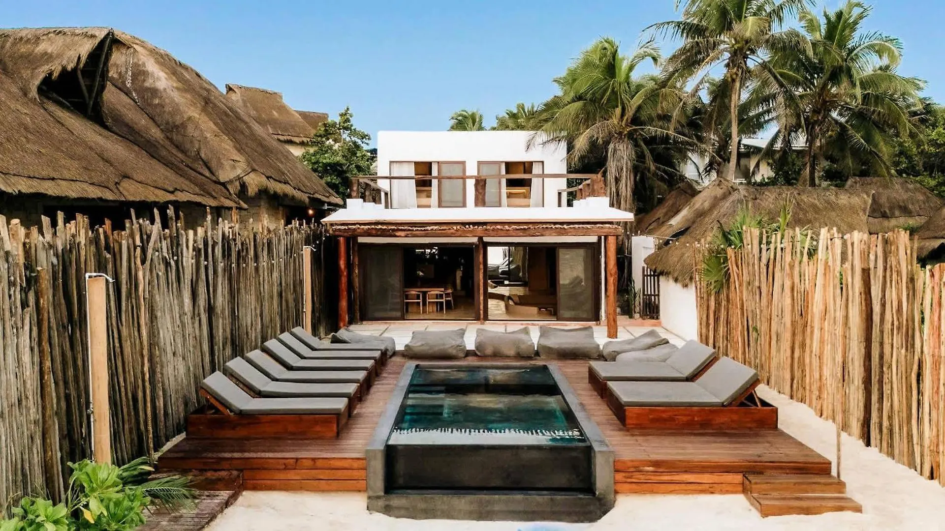 Largest Ocean Front Mansion Butler Included Villa Tulum Holiday home